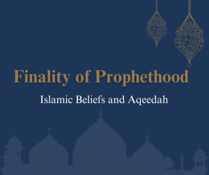 Islamic Beliefs and Aqeedah banner